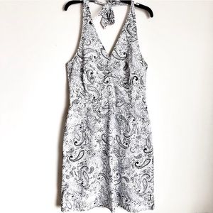 Ann Taylor Petite Paisley Halter Dress 🟣